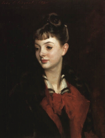 Mademoiselle Suzanne Poirson  1884 by John Singer Sargent (1856-1925) Private Collection Christies 2 December 2009